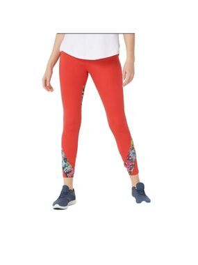 Soulgani Active Heart of It All Legging NWOT Flame Red be Size MP
